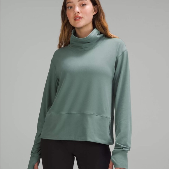 2 lululemon ready to rulu pullover sweaters Green and White BOTH SWEATERS - Picture 2 of 3